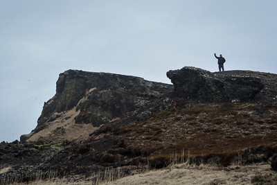 Dad in Iceland